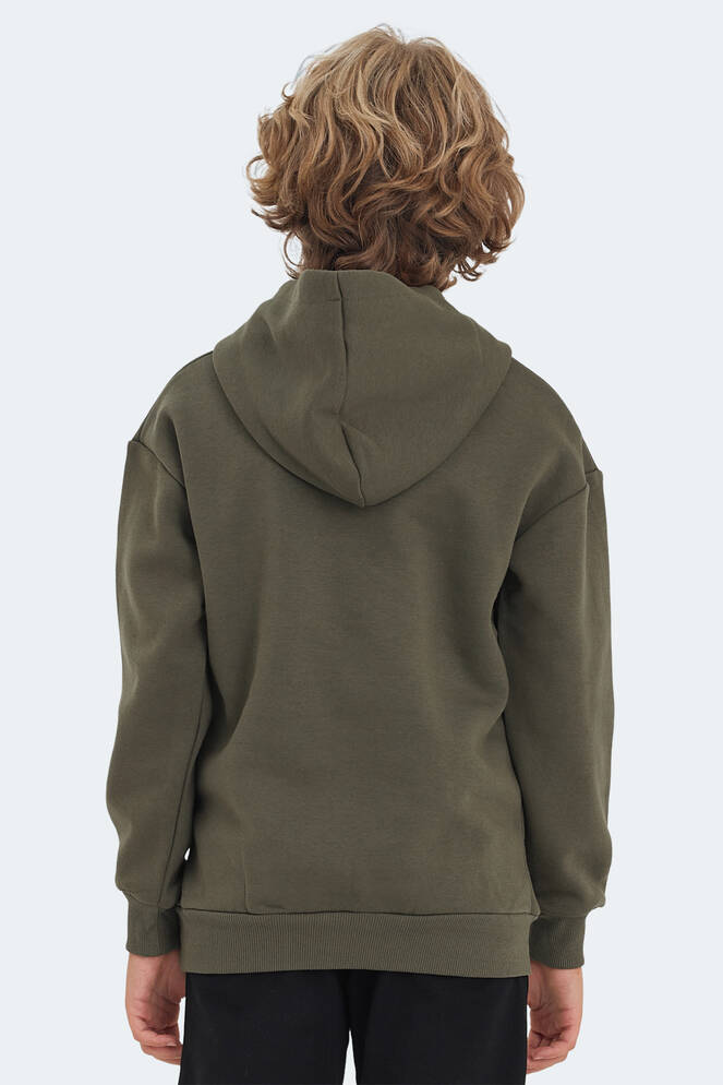 Slazenger DO Unisex Çocuk Sweatshirt Haki