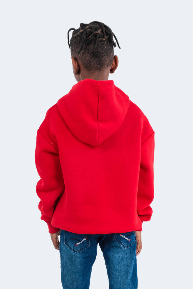 Slazenger DO Unisex Çocuk Sweatshirt Kırmızı