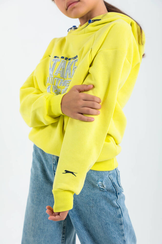 Slazenger DO Unisex Çocuk Sweatshirt Sarı