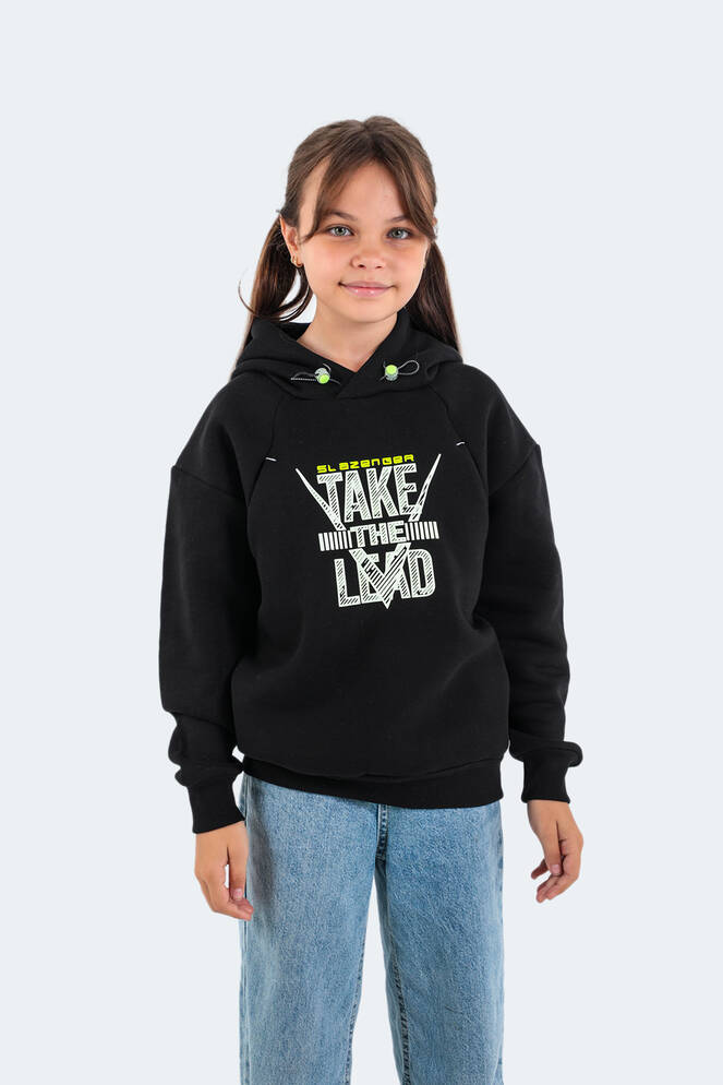 Slazenger DO Unisex Çocuk Sweatshirt Siyah