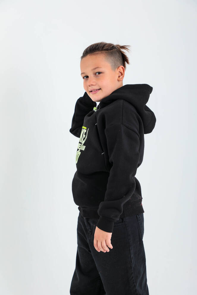 Slazenger DO Unisex Çocuk Sweatshirt Siyah