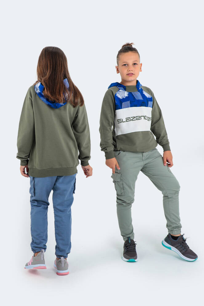 Slazenger DRAGICA Unisex Children's Sweatshirt Khaki