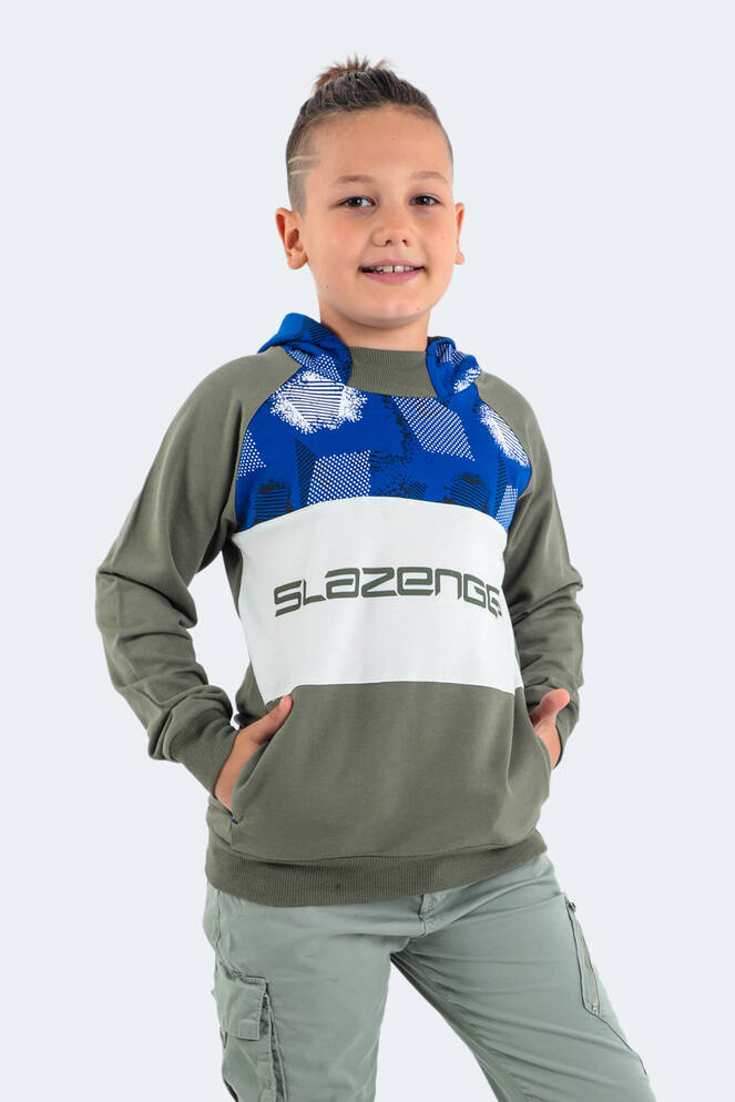 Slazenger DRAGICA Unisex Children's Sweatshirt Khaki