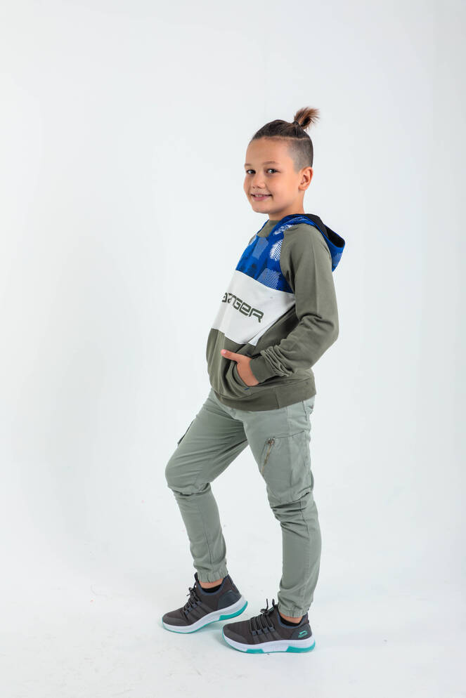 Slazenger DRAGICA Unisex Children's Sweatshirt Khaki