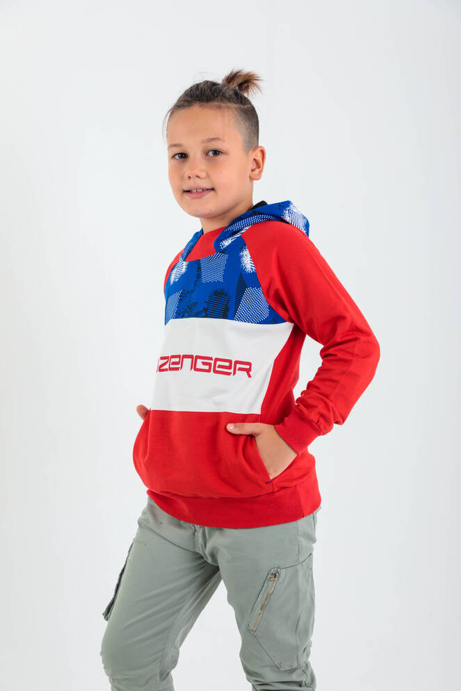 Slazenger DRAGICA Unisex Children's Sweatshirt Red