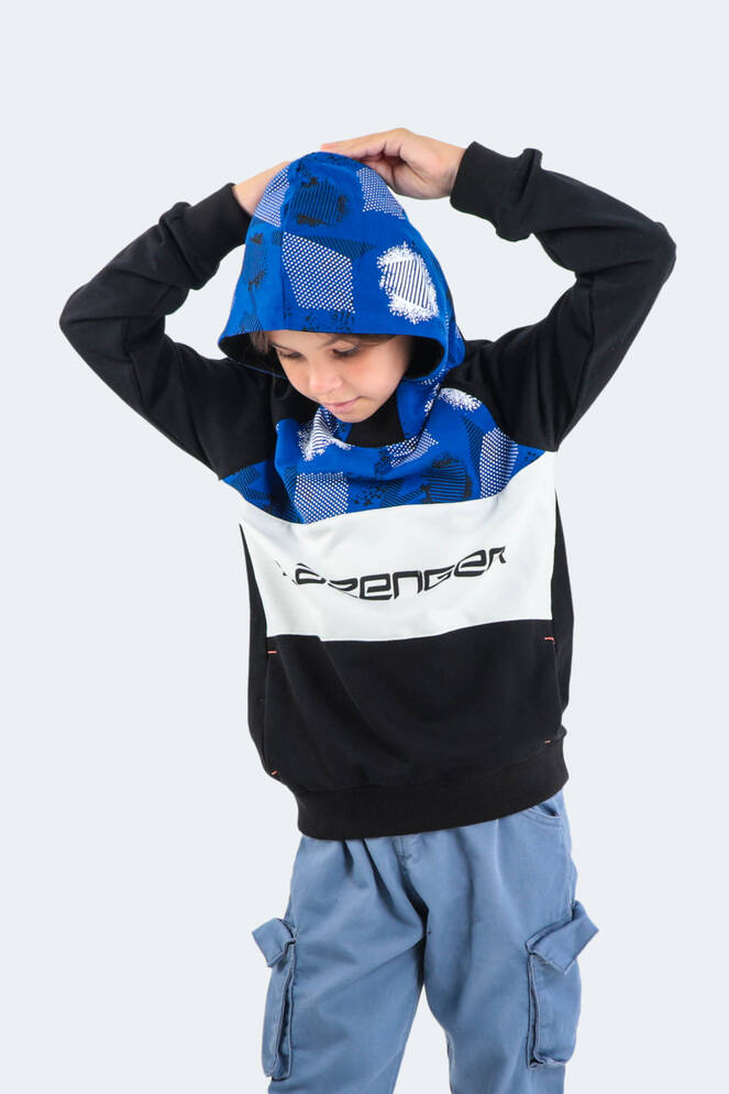 Slazenger DRAGICA Unisex Çocuk Sweatshirt Siyah