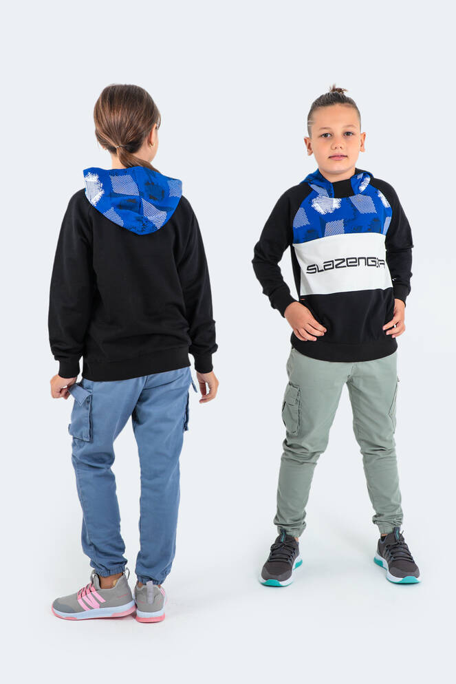 Slazenger DRAGICA Unisex Çocuk Sweatshirt Siyah