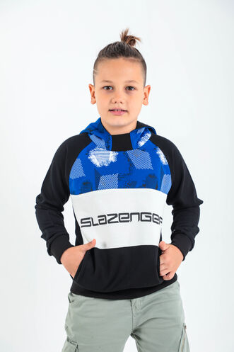 Slazenger - Slazenger DRAGICA Unisex Çocuk Sweatshirt Siyah