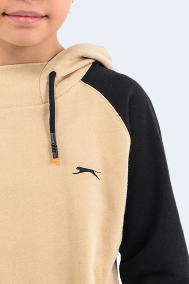 Slazenger DRAVEN Unisex Çocuk Sweatshirt Bej