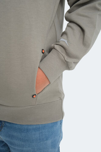 Slazenger DROR Unisex Children's Sweatshirt Khaki - Thumbnail