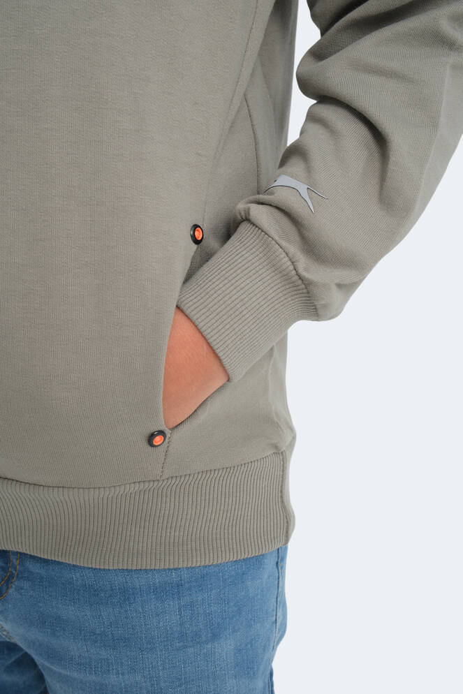 Slazenger DROR Unisex Children's Sweatshirt Khaki