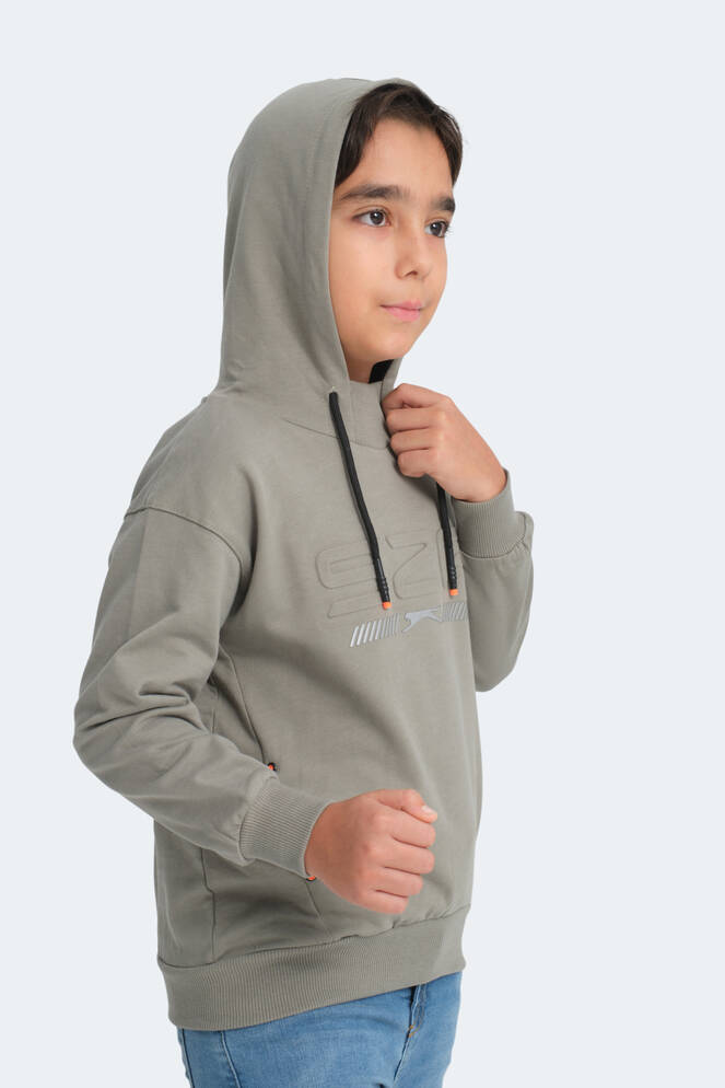 Slazenger DROR Unisex Children's Sweatshirt Khaki