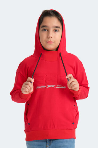 Slazenger DROR Unisex Children's Sweatshirt Red - Thumbnail