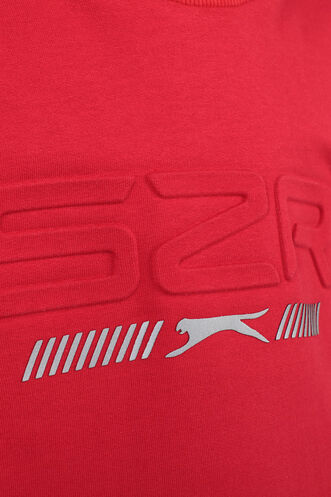 Slazenger DROR Unisex Çocuk Sweatshirt Kırmızı - Thumbnail