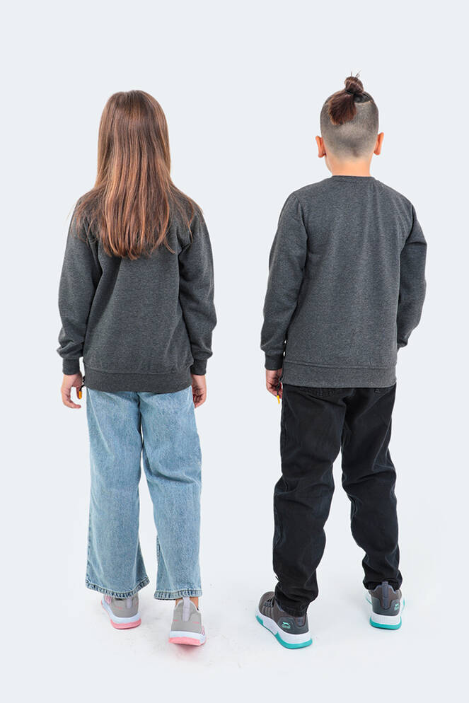 Slazenger DUNA Unisex Children's Sweatshirt Dark Grey