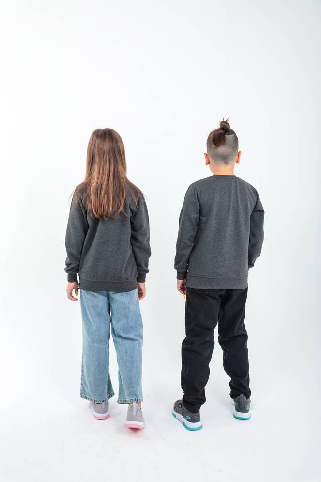 Slazenger DUNA Unisex Children's Sweatshirt Dark Grey