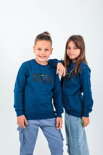 Slazenger - Slazenger DUNA Unisex Children's Sweatshirt Navy