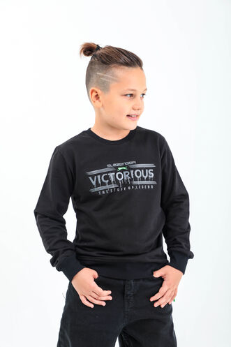 Slazenger - Slazenger DUNA Unisex Children's Sweatshirt Black