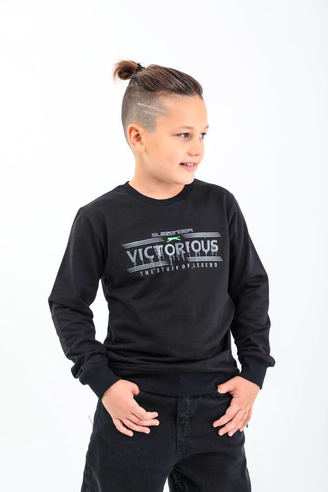 Slazenger DUNA Unisex Children's Sweatshirt Black