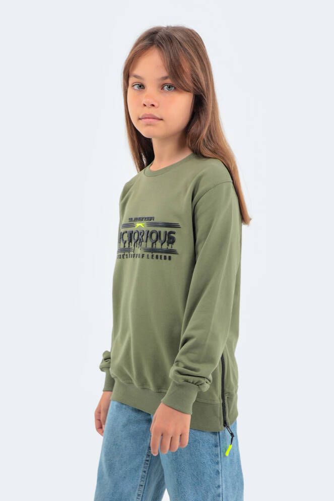 Slazenger DUNA Unisex Children's Sweatshirt Khaki
