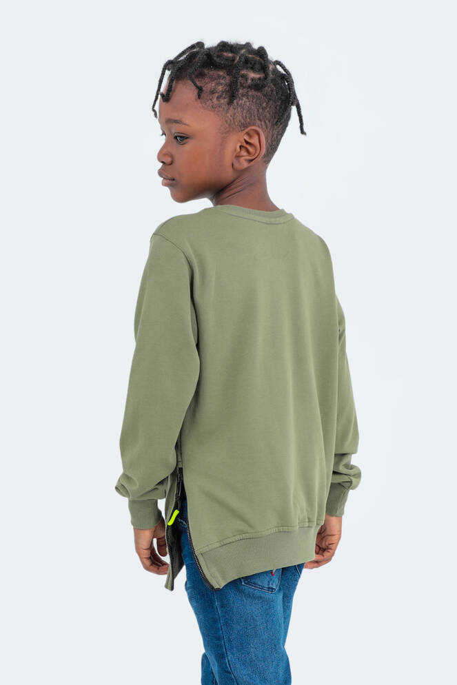 Slazenger DUNA Unisex Children's Sweatshirt Khaki