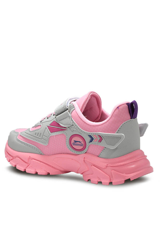 Slazenger EAR Sneaker Kız Çocuk Ayakkabı Gri - Pembe