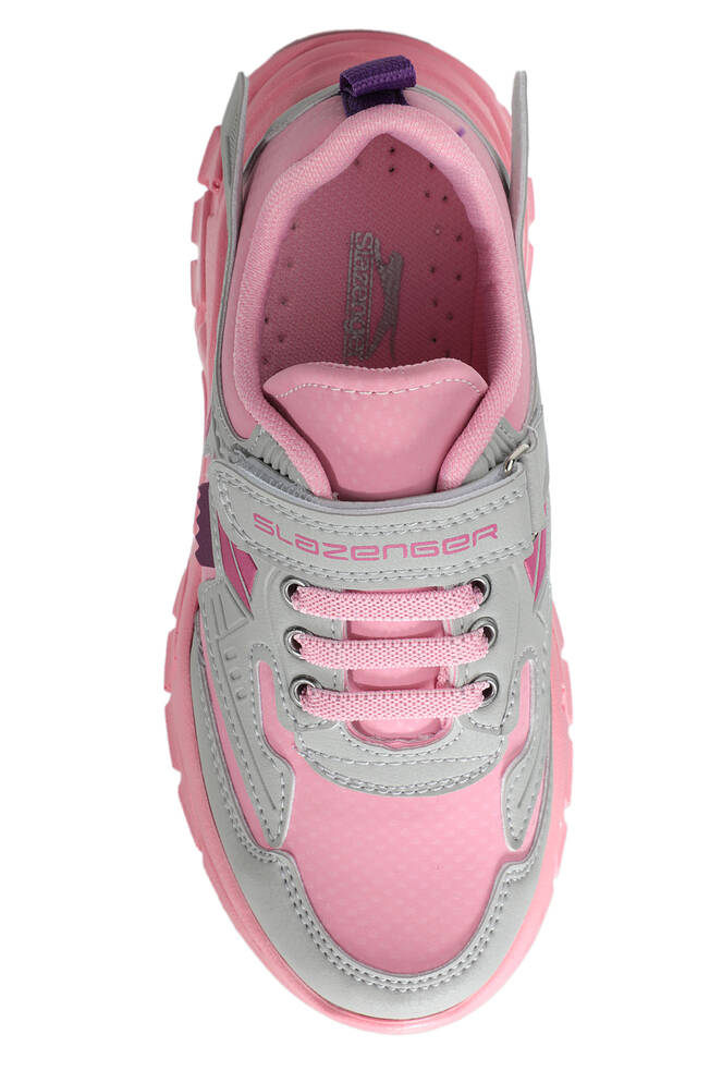 Slazenger EAR Sneaker Kız Çocuk Ayakkabı Gri - Pembe