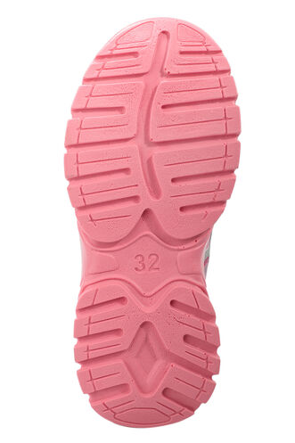 Slazenger EAR Sneaker Kız Çocuk Ayakkabı Gri - Pembe - Thumbnail