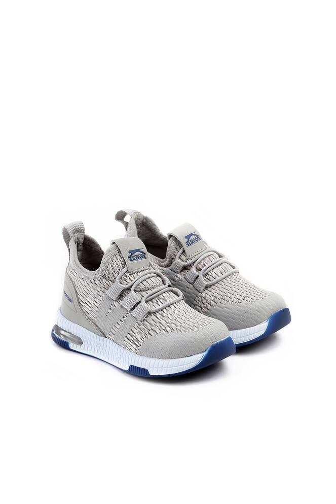 Slazenger EBBA Erkek Çocuk Gri / Mavi Sneaker