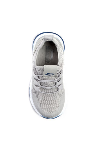 Slazenger EBBA Erkek Çocuk Gri / Mavi Sneaker - Thumbnail