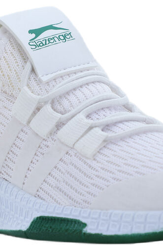 Slazenger EDDIE H Sneaker Unisex Çocuk Ayakkabı Beyaz - Yeşil - Thumbnail