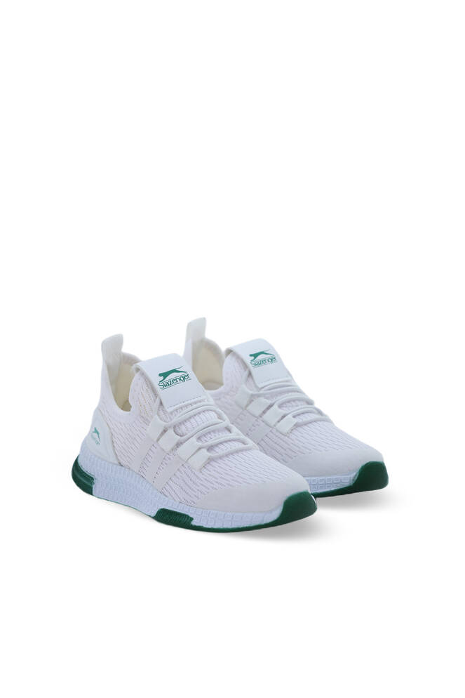 Slazenger EDDIE H Sneaker Unisex Çocuk Ayakkabı Beyaz - Yeşil