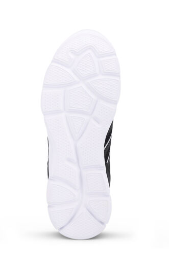 Slazenger EFRAT Plus Size Erkek Spor Ayakkabıları Siyah - Beyaz - Thumbnail