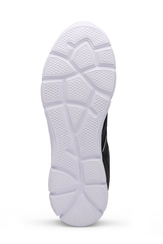 Slazenger EFRAT Plus Size Erkek Spor Ayakkabıları Siyah - Beyaz - Thumbnail