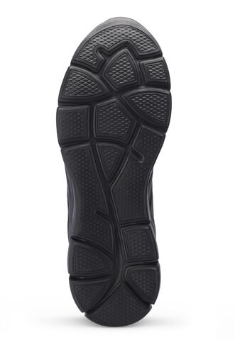 Slazenger EFRAT Plus Size Erkek Spor Ayakkabıları Siyah - Siyah - Thumbnail