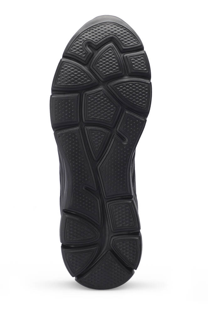 Slazenger EFRAT Plus Size Erkek Spor Ayakkabıları Siyah - Siyah