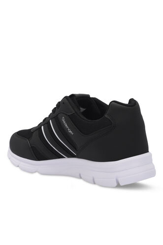 Slazenger EFRAT Plus Size Men's Sneaker Shoes Black - White - Thumbnail