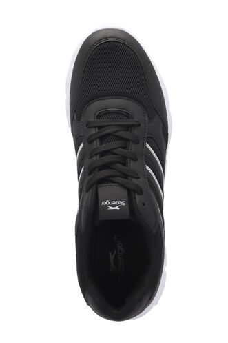 Slazenger EFRAT Plus Size Men's Sneaker Shoes Black - White - Thumbnail