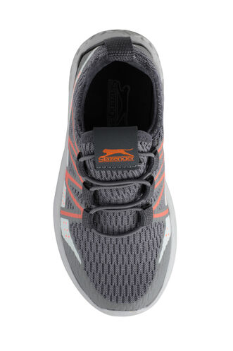 Slazenger EFUA Sneaker Boys' Shoes Dark Gray - Orange - Thumbnail