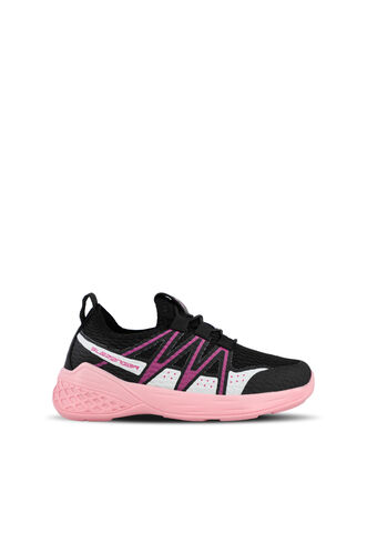 Slazenger - Slazenger EFUA Sneaker Girl Child Shoes Black - Fuchsia