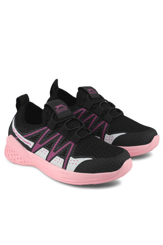 Slazenger EFUA Sneaker Girl Child Shoes Black - Fuchsia - Thumbnail