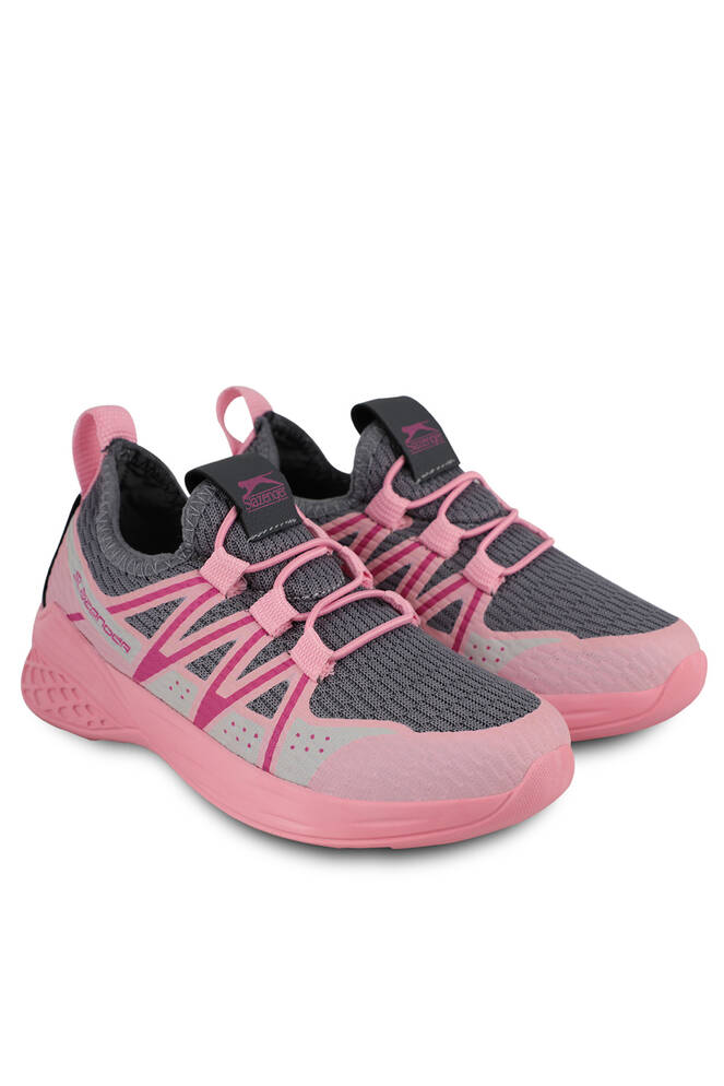 Slazenger EFUA Sneaker Girl Child Shoes Dark Gray - Fuchsia