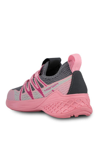 Slazenger EFUA Sneaker Girl Child Shoes Dark Gray - Fuchsia - Thumbnail