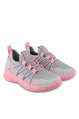 Slazenger EFUA Sneaker Girl Child Shoes Gray - Pink - Thumbnail