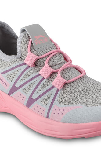 Slazenger EFUA Sneaker Girl Child Shoes Gray - Pink - Thumbnail