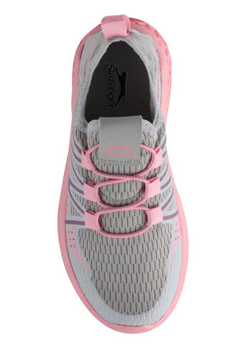 Slazenger EFUA Kız Çocuk Gri / Pembe Günlük Spor Ayakkabısı - Thumbnail