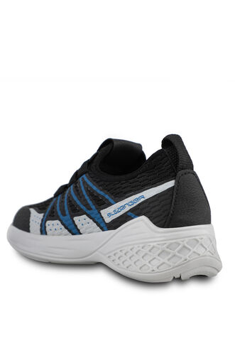 Slazenger EFUA Sneaker Children's Shoes Black - Blue - Thumbnail