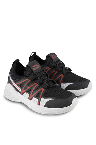 Slazenger EFUA Sneaker Children's Shoes Black - Red - Thumbnail