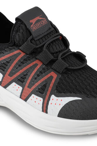 Slazenger EFUA Sneaker Children's Shoes Black - Red - Thumbnail