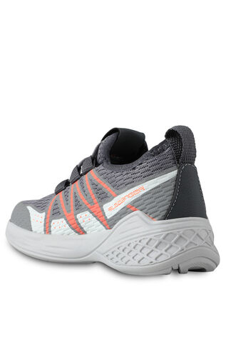 Slazenger EFUA Sneaker Children's Shoes Dark Gray - Orange - Thumbnail